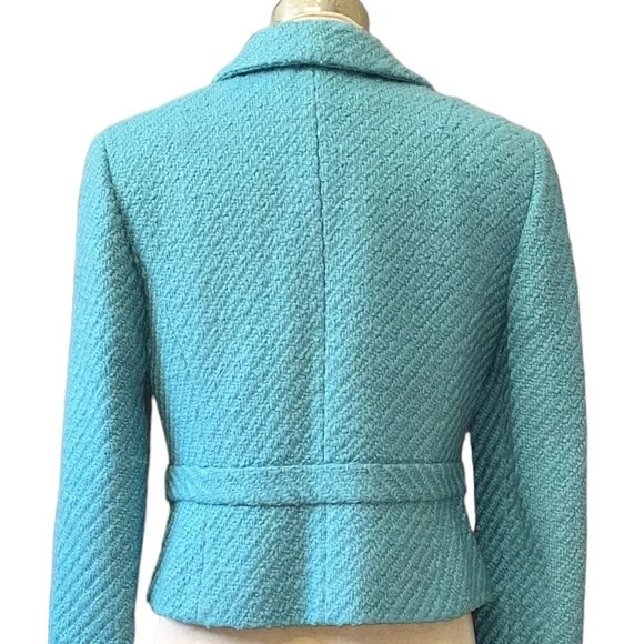 Y2K Ann Taylor LOFT Blazer Suit Jacket Wool 6 - Picture 2 of 8